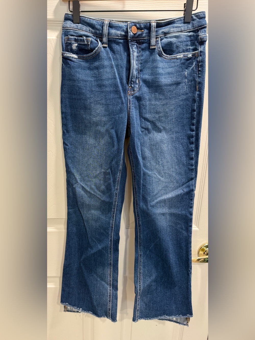 Flying Monkey Ingenuity High Rise Crop Flare Jeans 27 - Picture 2 of 12
